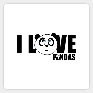 I love Pandas Magnet